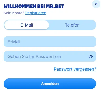 MrBet einloggst
